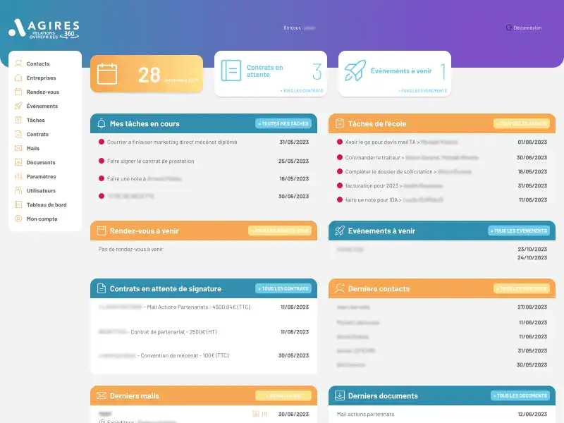 capture d'écran d'une application client développée par ITNetwork
