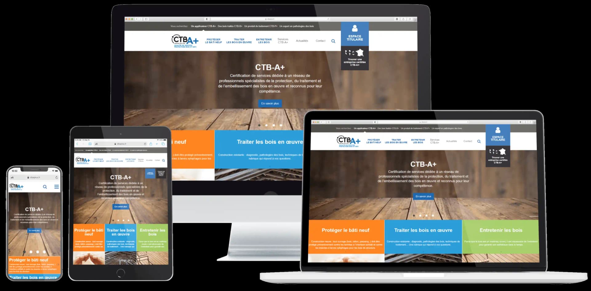 capture d'écran CTBA-Plus