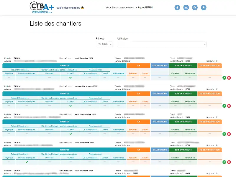 capture d'écran d'une application client développée par ITNetwork