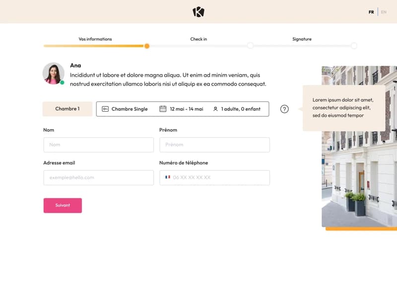 capture d'écran d'une application client développée par ITNetwork