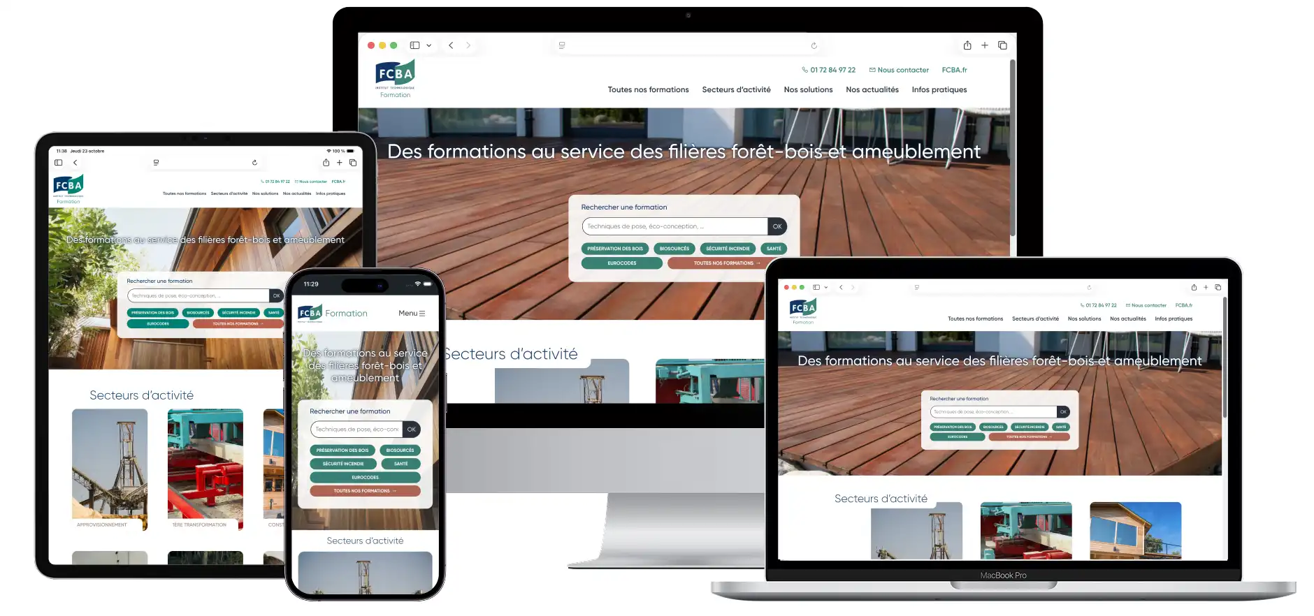capture d'écran FCBA