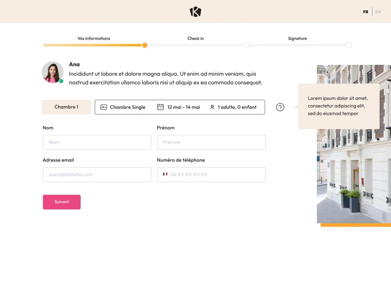 capture d'écran d'une application client développée par ITNetwork